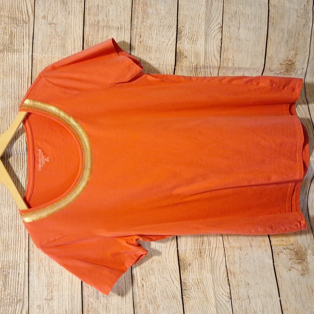 Coldwater Creek top coral medium